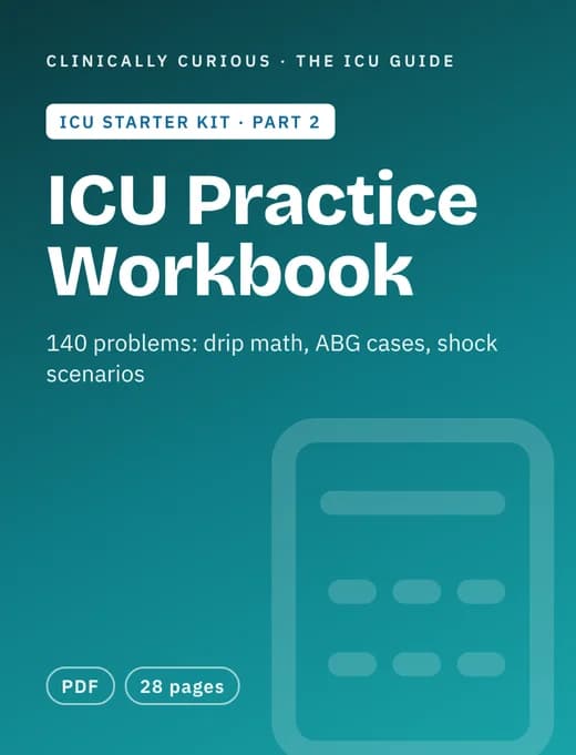 ICU Starter Kit Part 2: ICU Practice Workbook cover